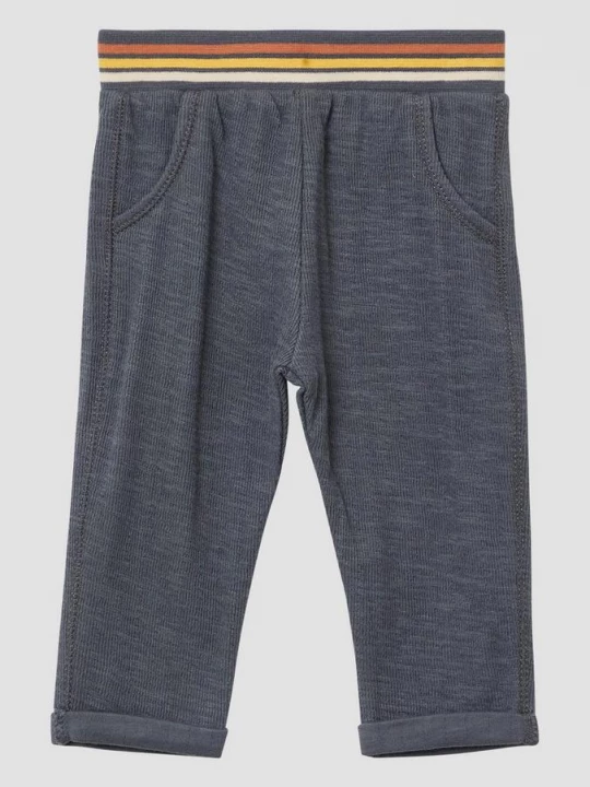 Foto van product Gestructureerde joggingbroek met geribde tailleband s.Oliver grijs