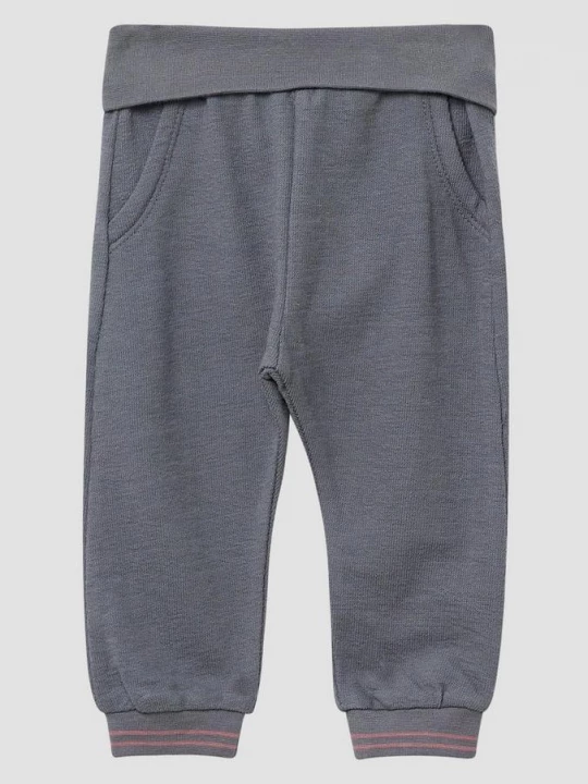Foto van product Gestructureerde joggingbroek met omgeslagen tailleband s.Oliver grijs