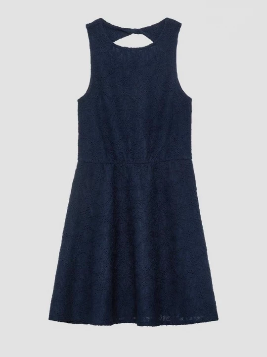 Foto van product Gestructureerde jurk met uitsnijding aan de achterkant s.Oliver blauw