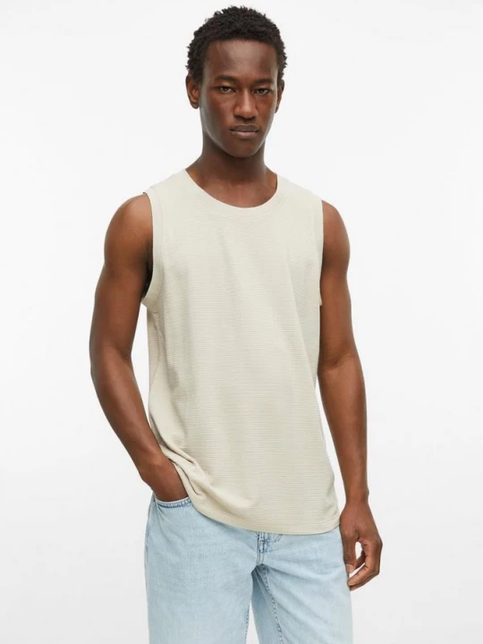 Foto van product Gestructureerde tanktop s.Oliver beżowy