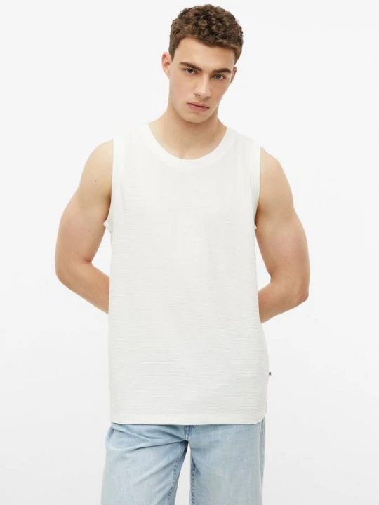 Foto van product Gestructureerde tanktop s.Oliver crème