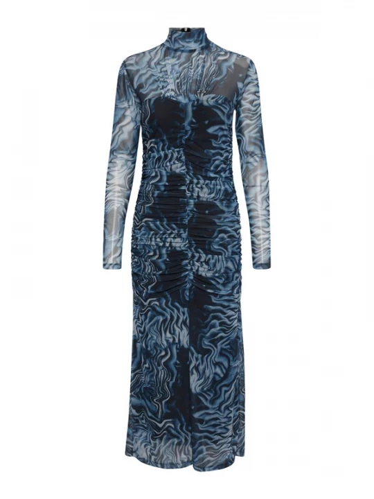 Foto van product Gestuz Jurk 'Ewa' marine / smoky blue / saffier