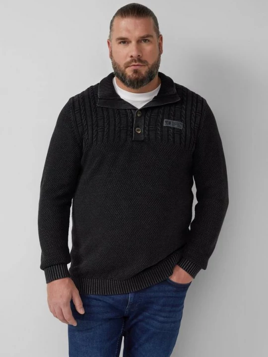 Foto van product Getextureerd katoen met textielverf s.Oliver zwart