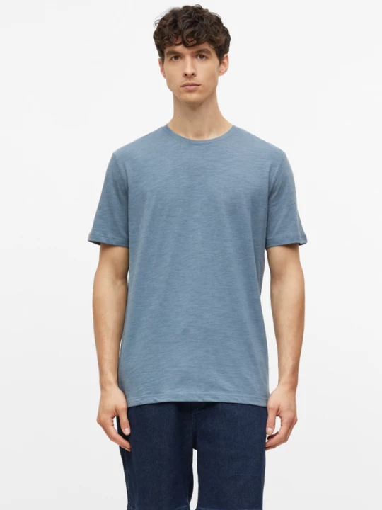 Foto van product Gevlekt T-shirt van een zachte katoenmix s.Oliver blauw