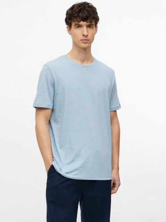 Foto van product Gevlekt T-shirt van een zachte katoenmix s.Oliver blauw