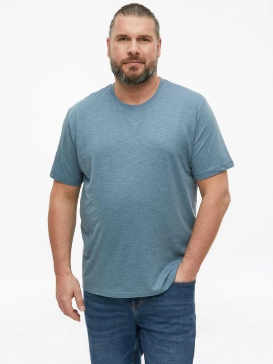 Foto van product Gevlekt T-shirt van een zachte katoenmix s.Oliver blauw