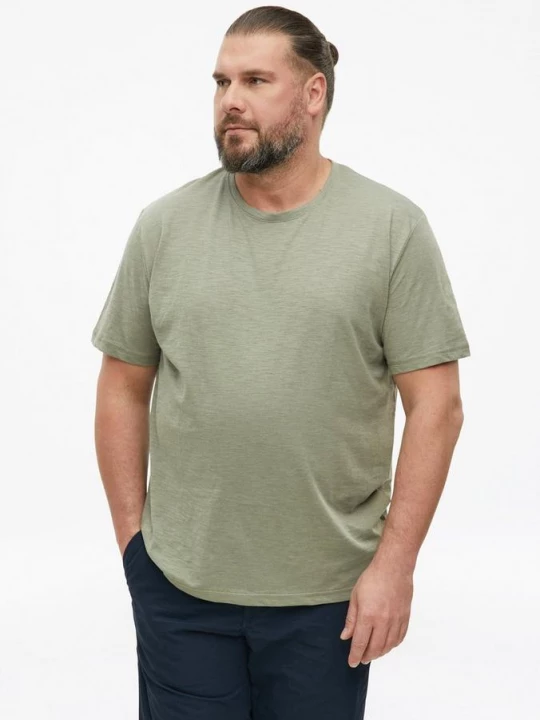Foto van product Gevlekt T-shirt van een zachte katoenmix s.Oliver olijfgroen