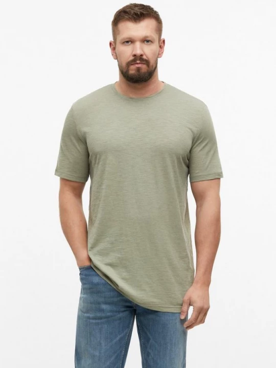 Foto van product Gevlekt T-shirt van een zachte katoenmix s.Oliver olijfgroen