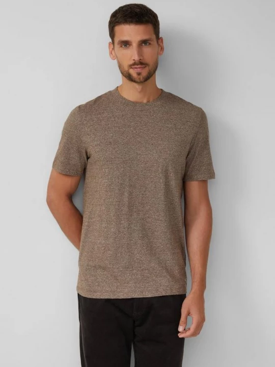 Foto van product Gevlekt T-shirt van puur katoen s.Oliver bruin
