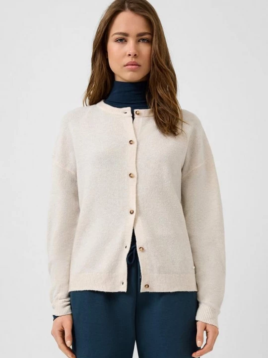 Foto van product Gevlekt vest QS crème