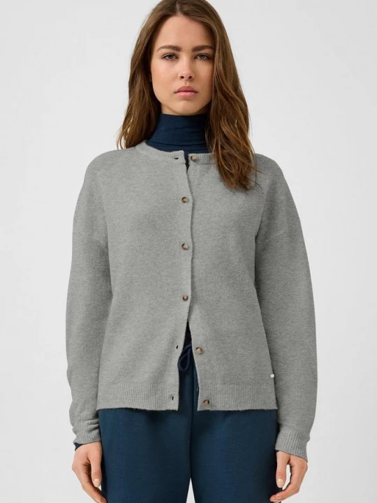 Foto van product Gevlekt vest QS grijs
