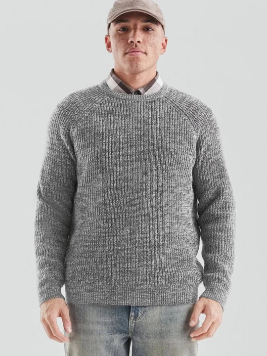 Foto van product Gevlekte trui QS grijs