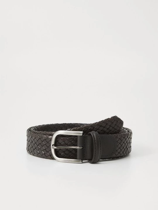 Foto van product Gevlochten riem Anderson's donkergrijs