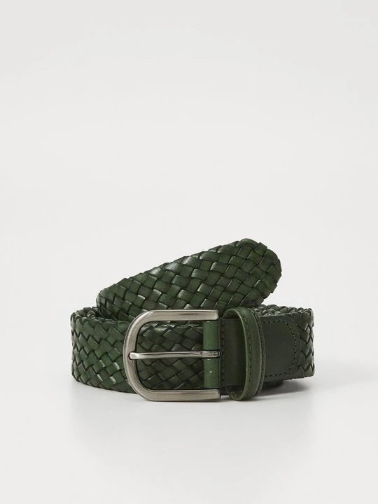 Foto van product Gevlochten riem Anderson's groen