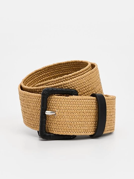 Foto van product Gevlochten riem Marc O'Polo gemêleerd zwart