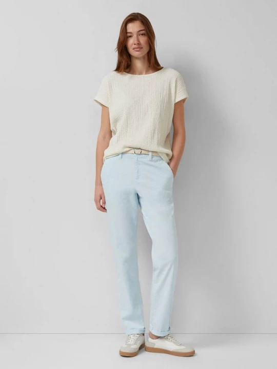 Foto van product Gewassen chino's met riem s.Oliver blauw