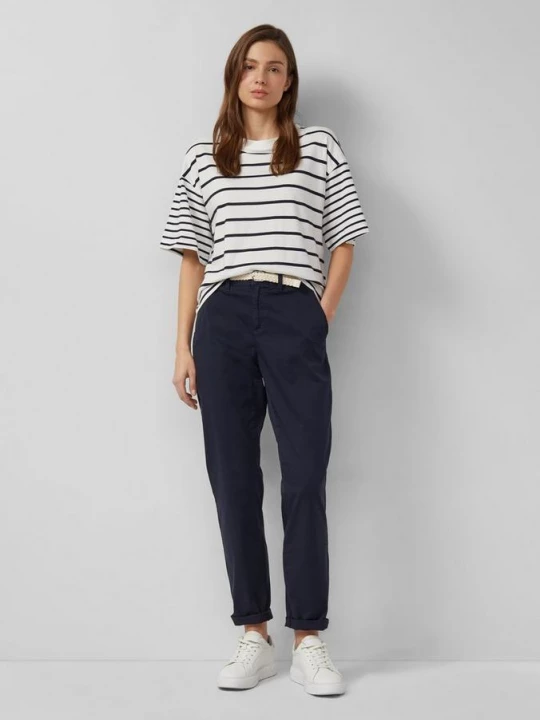 Foto van product Gewassen chino's met riem s.Oliver blauw