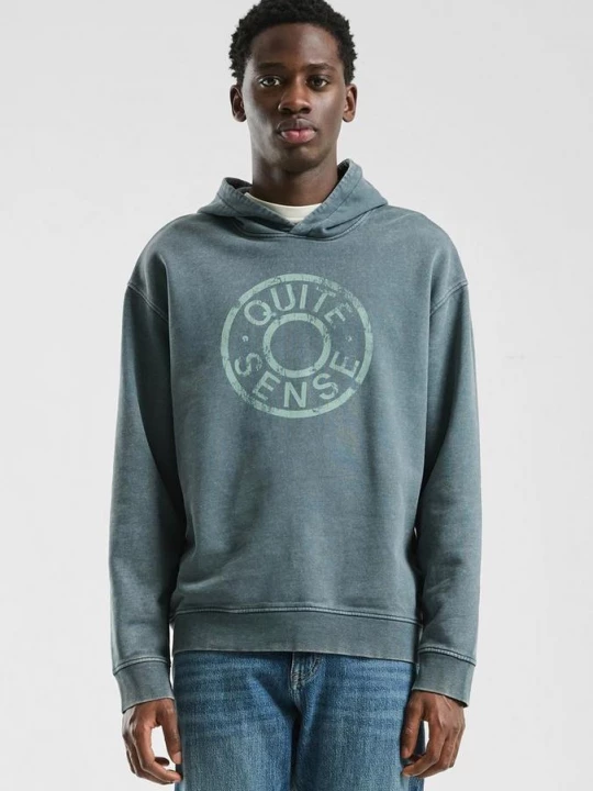 Foto van product Gewassen hoodie QS blauw