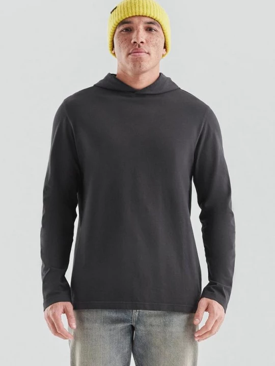 Foto van product Gewassen hoodie QS zwart