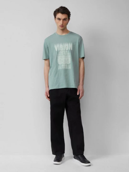 Foto van product Gewassen joggers van zware twill QS zwart