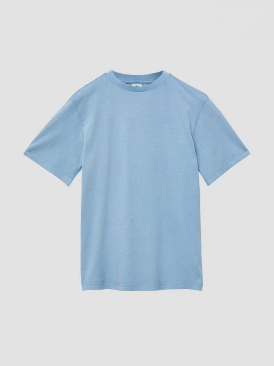 Foto van product Gewassen T-shirt met print op de achterkant s.Oliver blauw