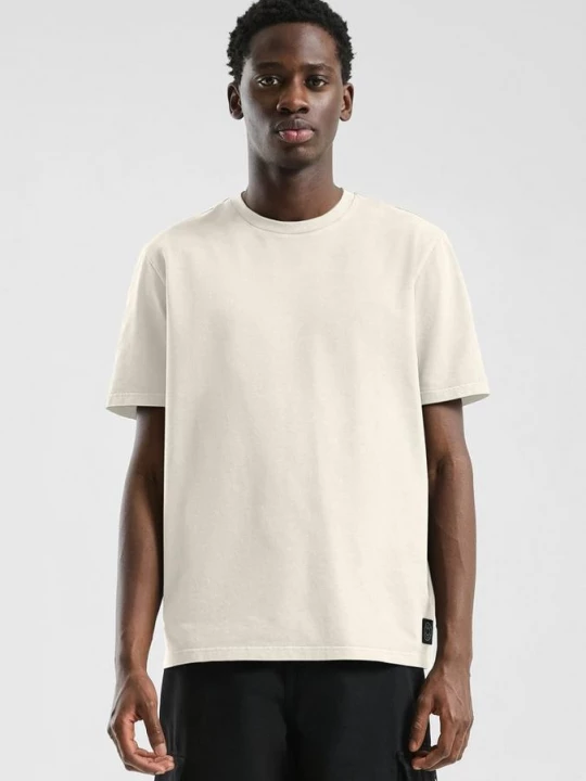 Foto van product Gewassen T-shirt QS crème