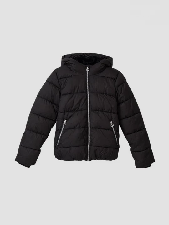 Foto van product Gewatteerd gewatteerd jack met pluche en fleece voering s.Oliver zwart