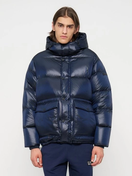 Foto van product Gewatteerde jas EA7 Emporio Armani blauw