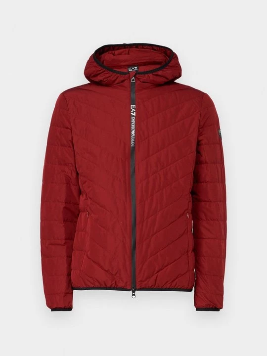 Foto van product Gewatteerde jas EA7 Emporio Armani bordeauxrood