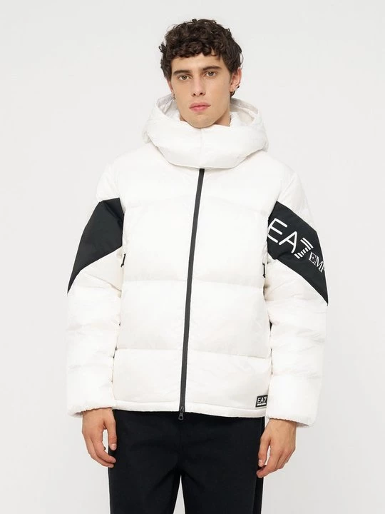 Foto van product Gewatteerde jas EA7 Emporio Armani wit