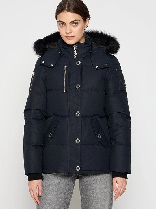 Foto van product Gewatteerde jas Moose Knuckles donkerblauw