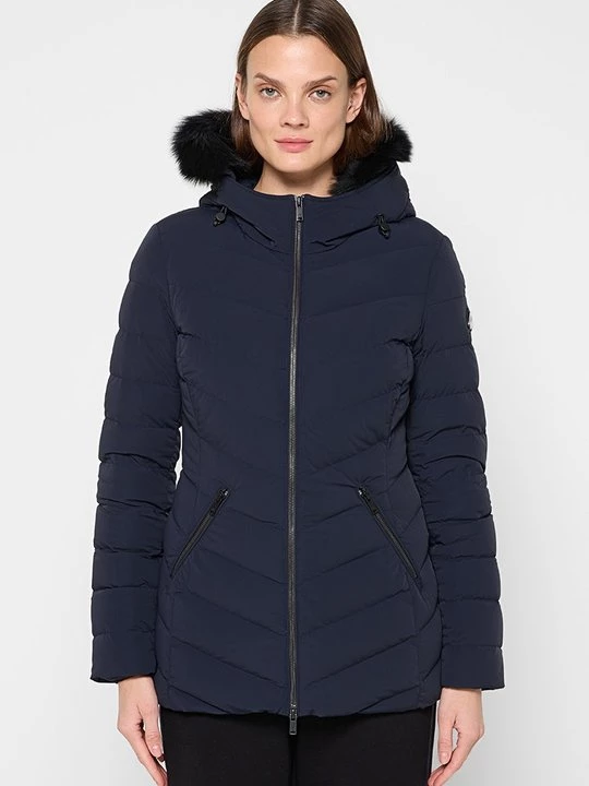 Foto van product Gewatteerde jas Moose Knuckles donkerblauw