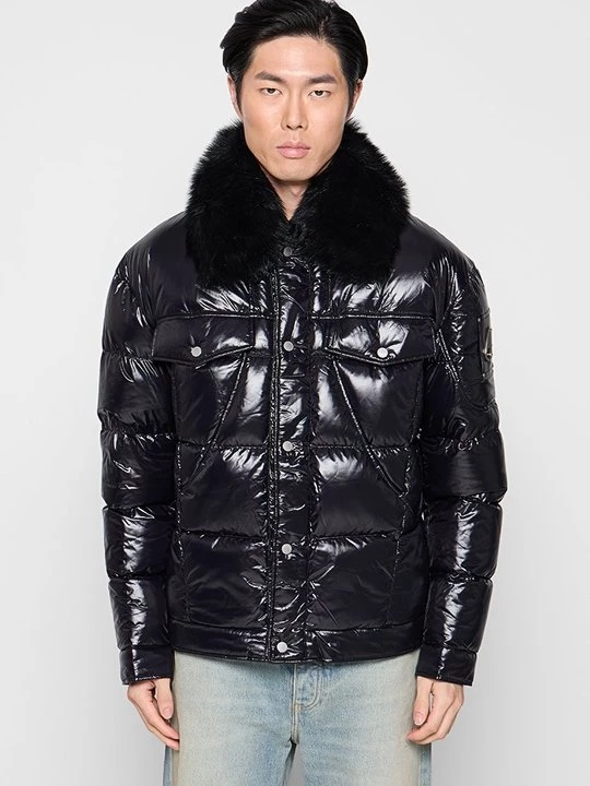 Foto van product Gewatteerde jas Moose Knuckles zwart
