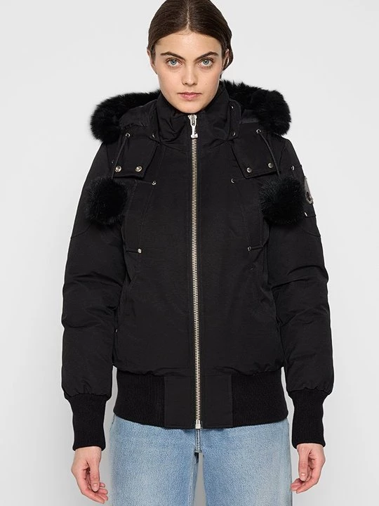 Foto van product Gewatteerde jas Moose Knuckles zwart