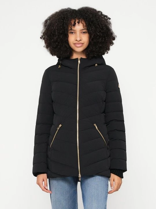 Foto van product Gewatteerde jas Moose Knuckles zwart