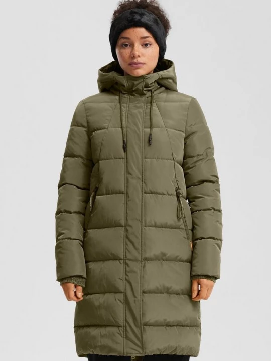 Foto van product Gewatteerde jas QS olijfgroen