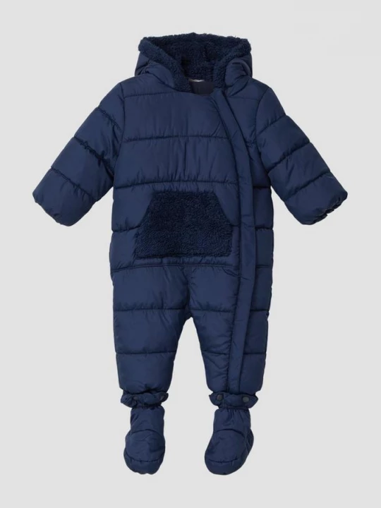 Foto van product Gewatteerde unisex overall met capuchon s.Oliver blauw