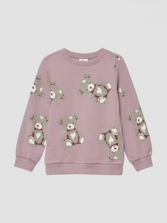 Foto van product Gezellig sweatshirt met all-over print s.Oliver roze