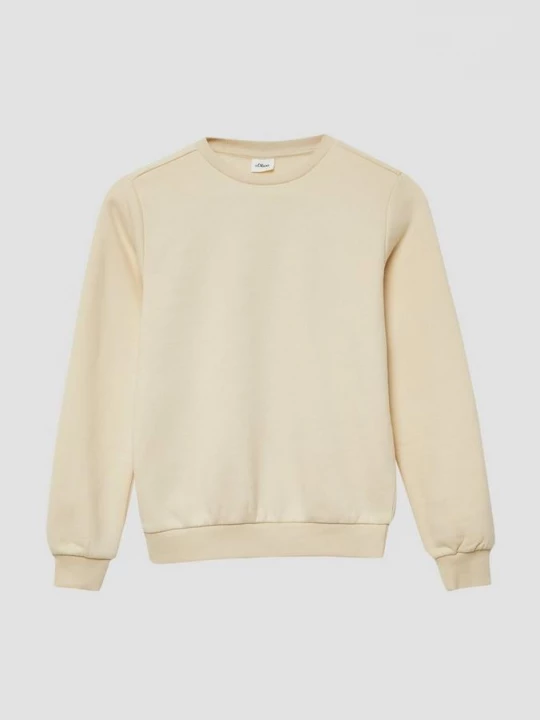 Foto van product Gezellig sweatshirt met grote print op de rug s.Oliver beżowy