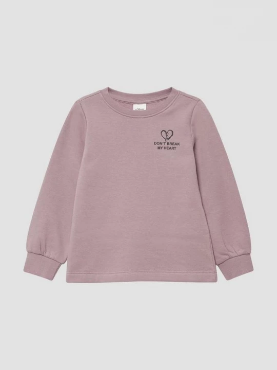 Foto van product Gezellig sweatshirt met print op de rug s.Oliver roze