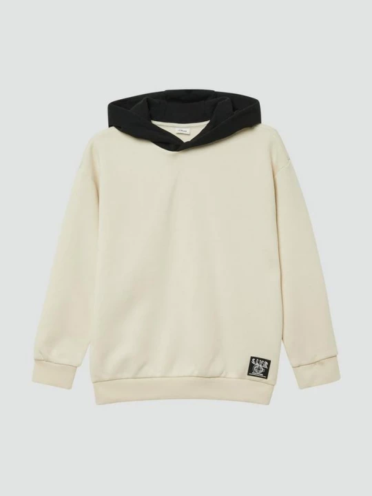 Foto van product Gezellige hoodie met rugprint s.Oliver beżowy