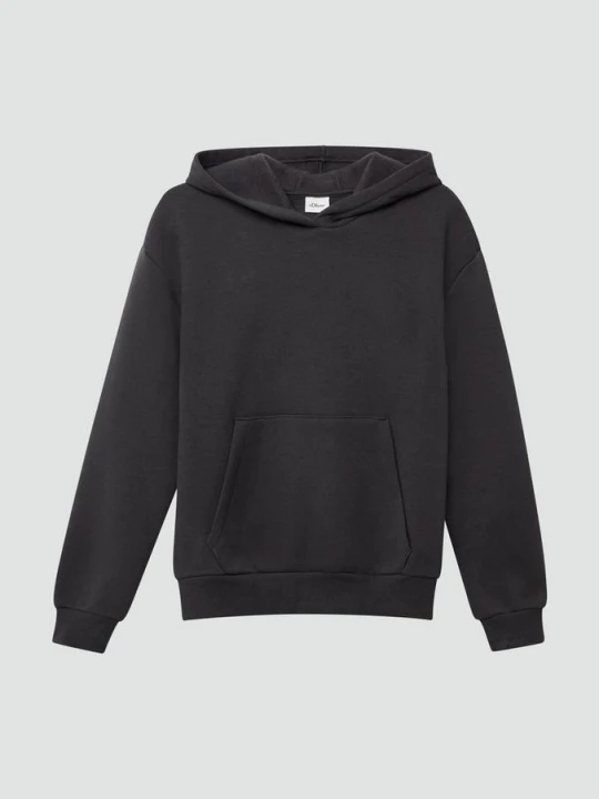 Foto van product Gezellige hoodie met rugprint s.Oliver grijs