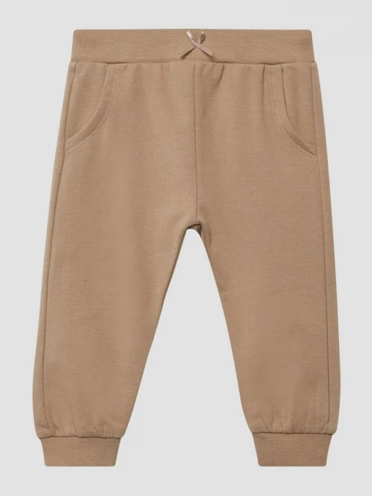 Foto van product Gezellige joggingbroek met satijnen strik s.Oliver bruin