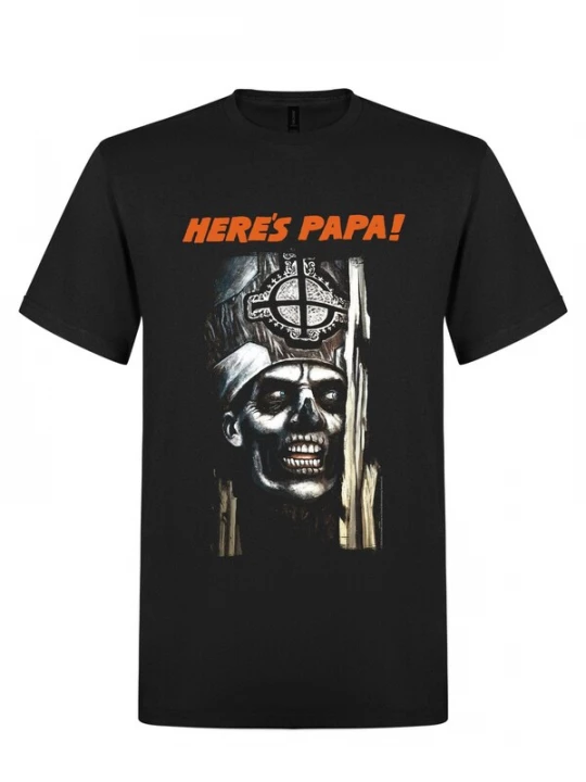Foto van product Ghost Shirt 'Ghost HereÂ´ Papa T-Shirt' zwart