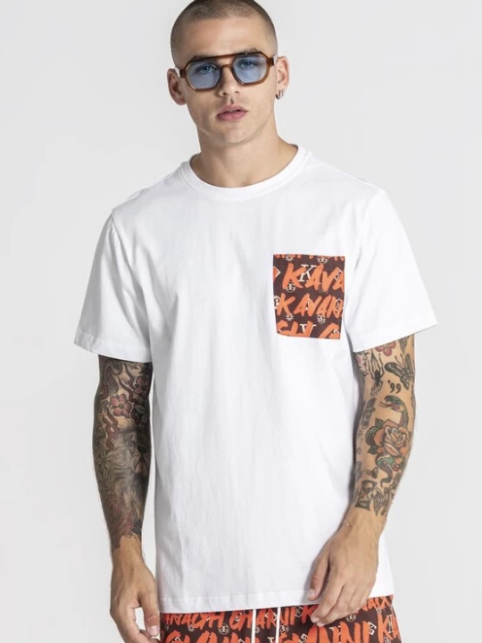 Foto van product Gianni Kavanagh Shirt 'Rebel' bruin / wit