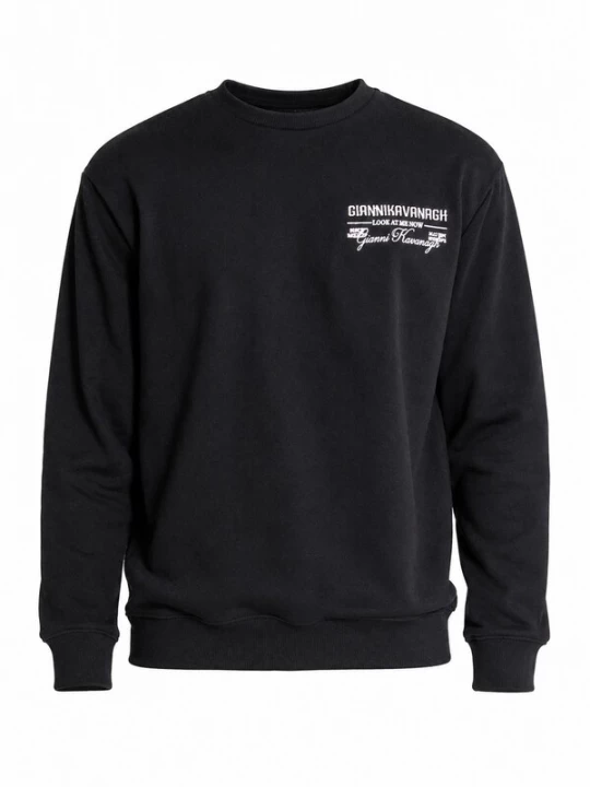 Foto van product Gianni Kavanagh Sweatshirt 'Look At Me' zwart