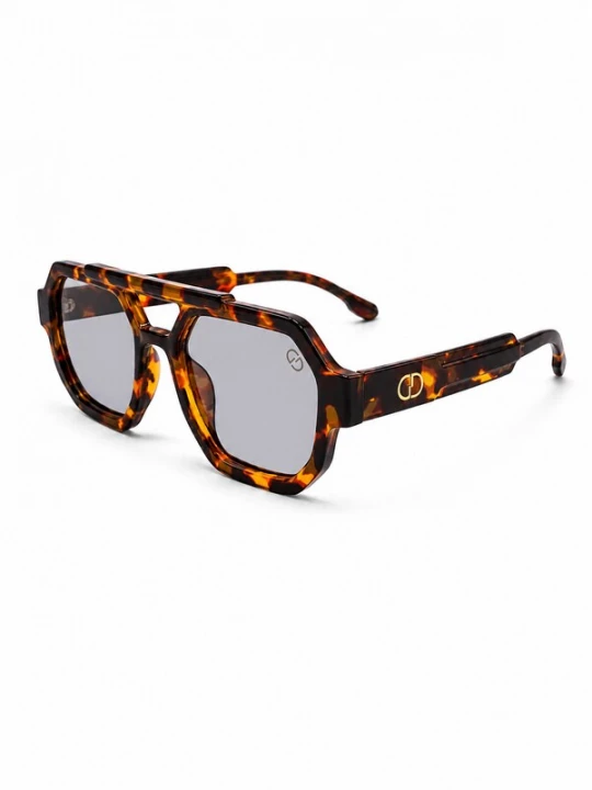 Foto van product Gianni Kavanagh Zonnebril 'Octo' bruin / cognac / zwart