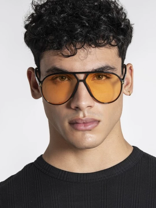 Foto van product Gianni Kavanagh Zonnebril oranje / zwart