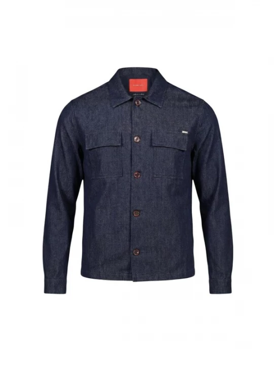 Foto van product Gianni Lupo Overhemd 'GN21822' blauw denim