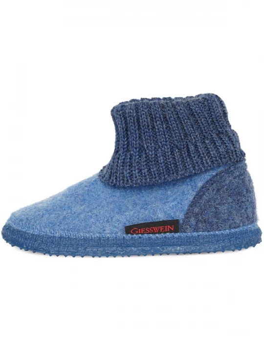 Foto van product GIESSWEIN Huisschoenen 'Kramsach' duifblauw / lichtblauw / blauw gemêleerd / rood / zwart